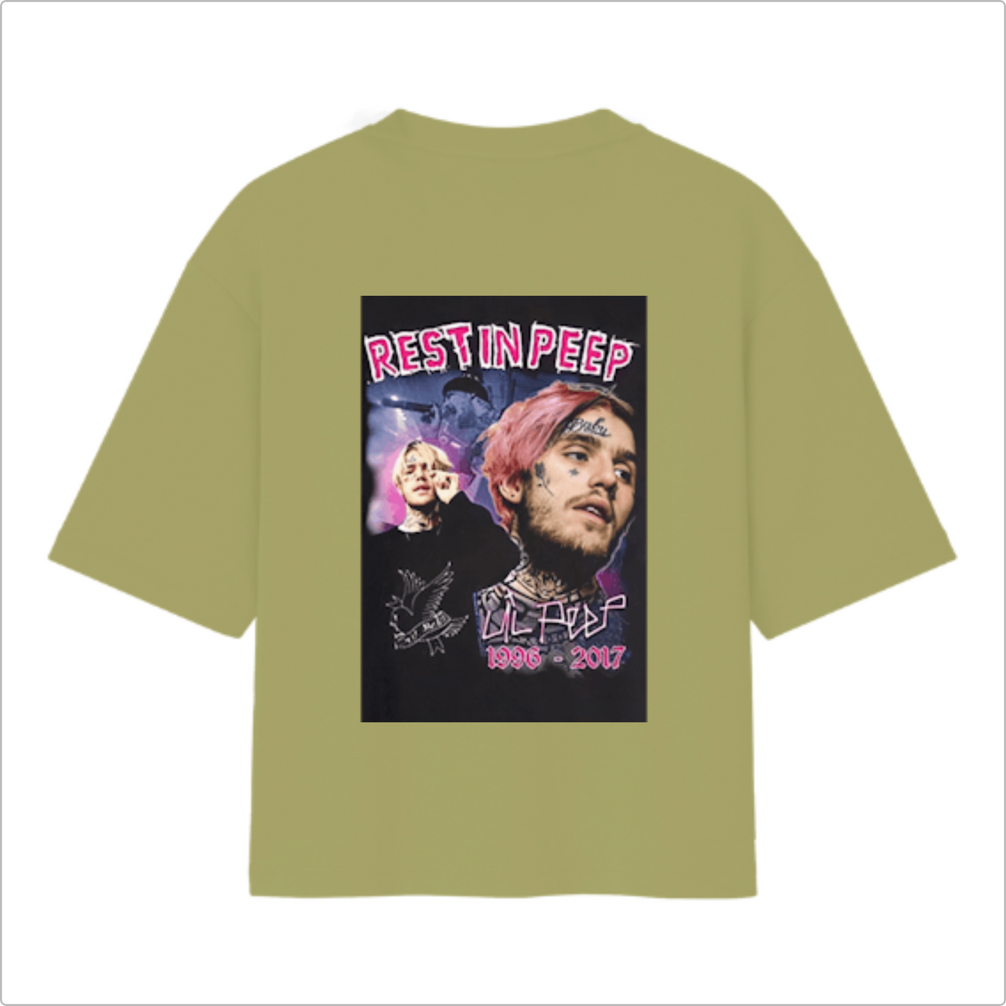 Camiseta Oversized Grind Lil Peep