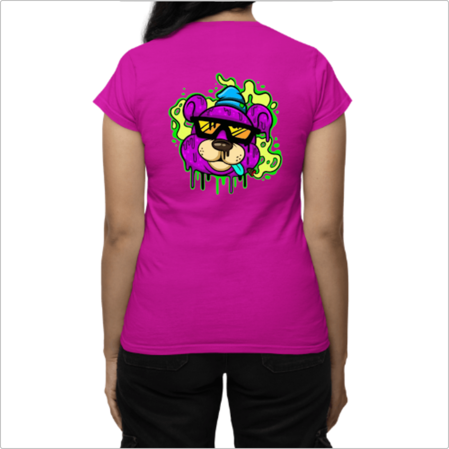 Blusa Baby Look Grind Urso Grafity