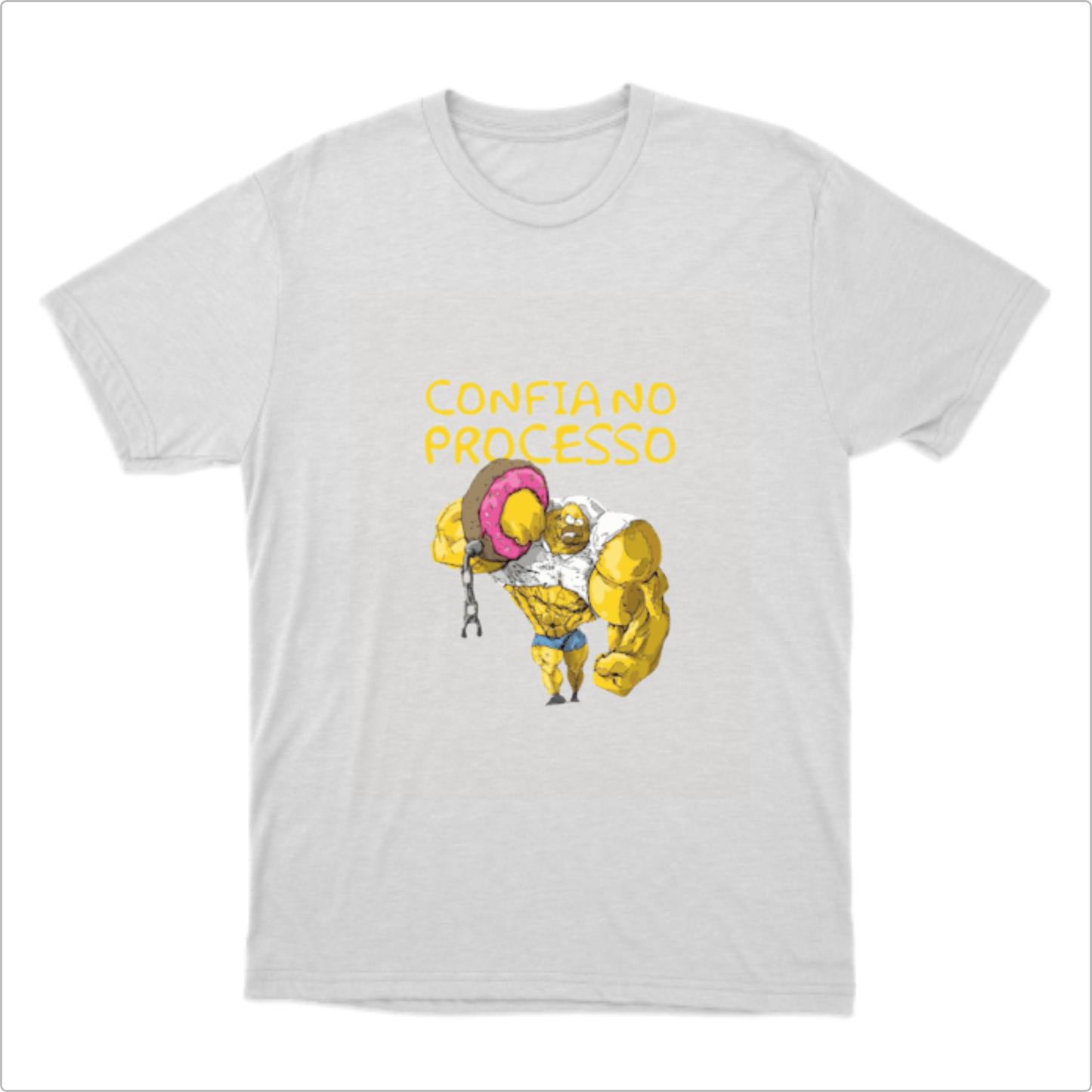 Camiseta Básica Unissex Bob Esponja Strong