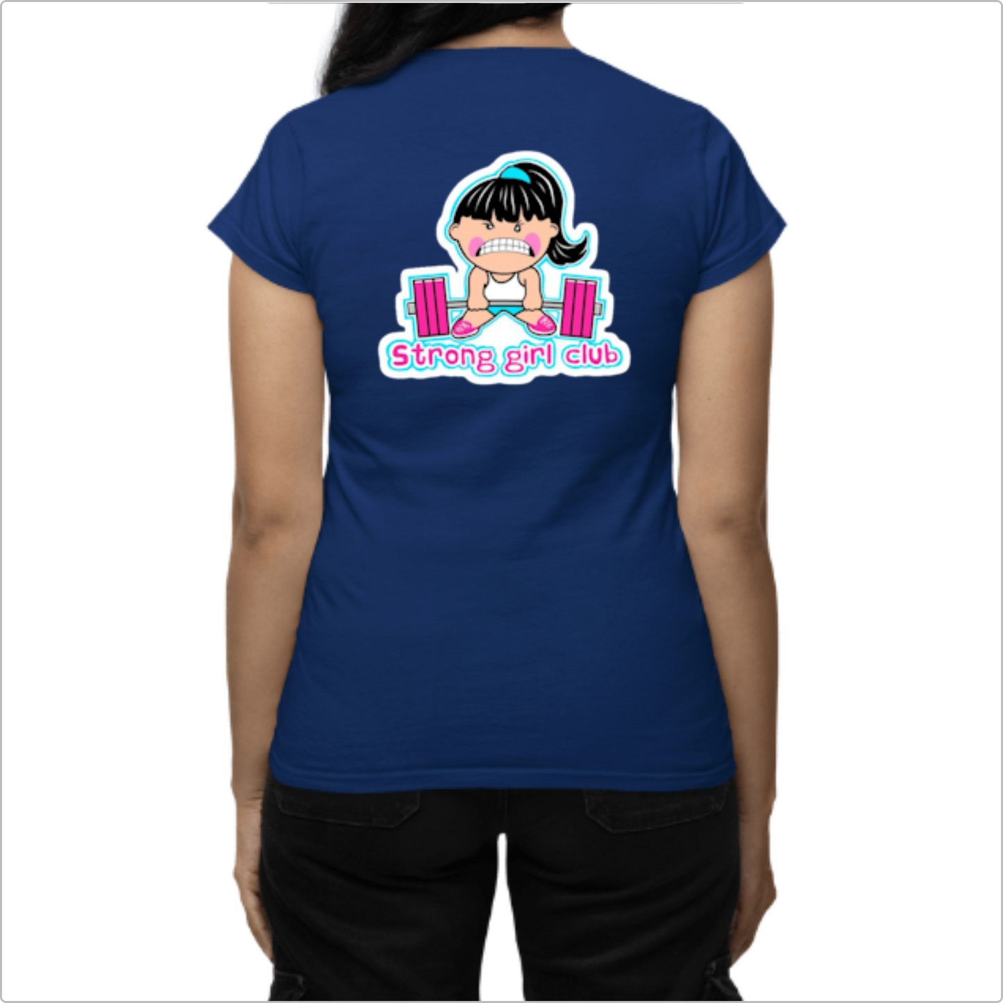 Blusa Baby Look Strong Girl Club